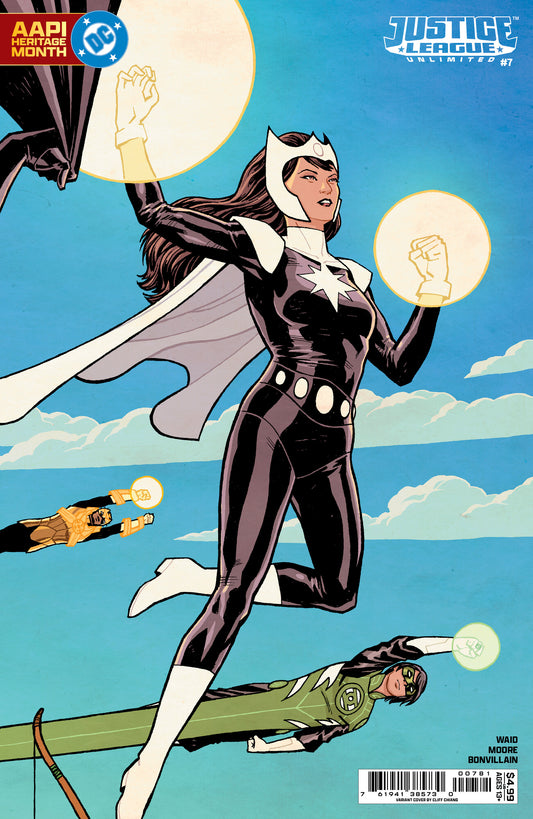 JUSTICE LEAGUE UNLIMITED #7 CVR F CLIFF CHIANG AAPI HERITAGE MONTH CONNECTING CARD STOCK VAR (WE ARE YESTERDAY Part 5)
