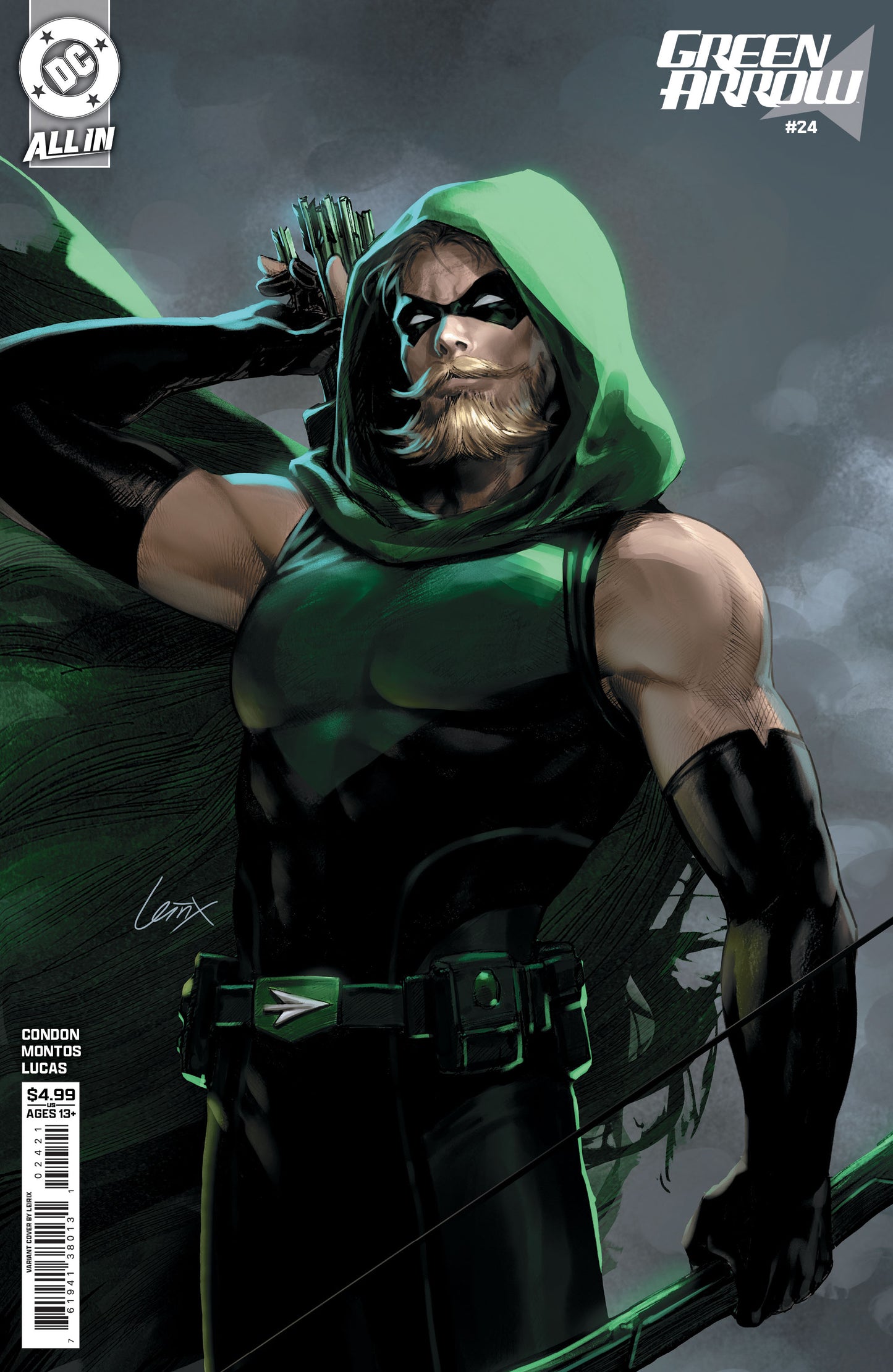 GREEN ARROW #24 CVR B LESLEY LEIRIX LI CARD STOCK VAR