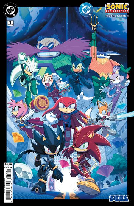 DC X SONIC THE HEDGEHOG THE METAL LEGION #1 (OF 5) CVR D MIN HO KIM CARD STOCK VAR