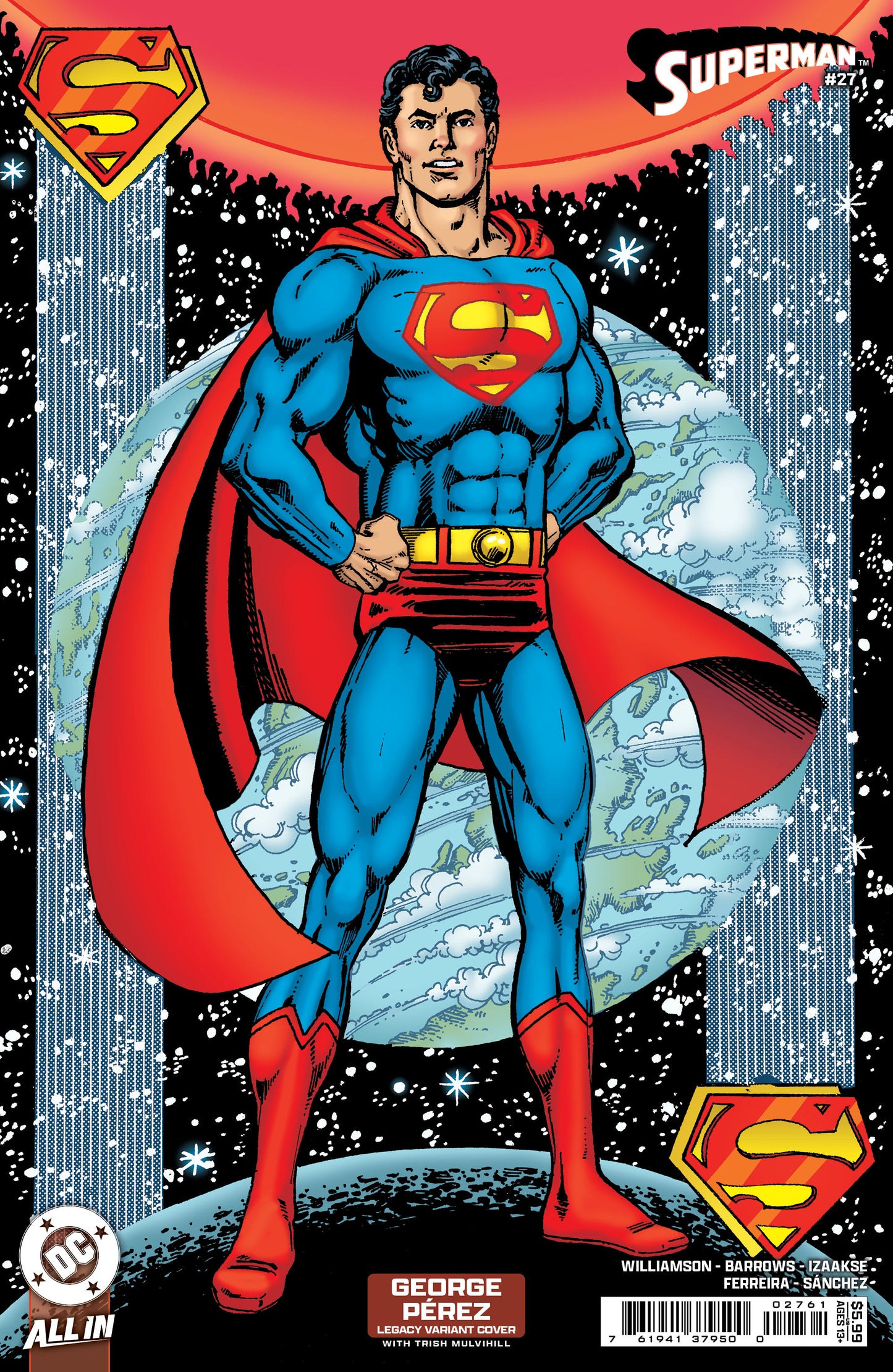 Superman #27 Cover F George Perez Legacy Card Stock Variant