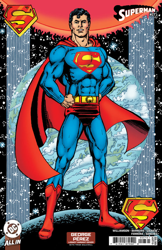 Superman #27 Cover F George Perez Legacy Card Stock Variant