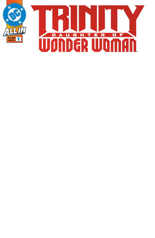 Trinity Daughter Of Wonder Woman #1 (Of 6) Cvr F Blank Card Stock Variantiant