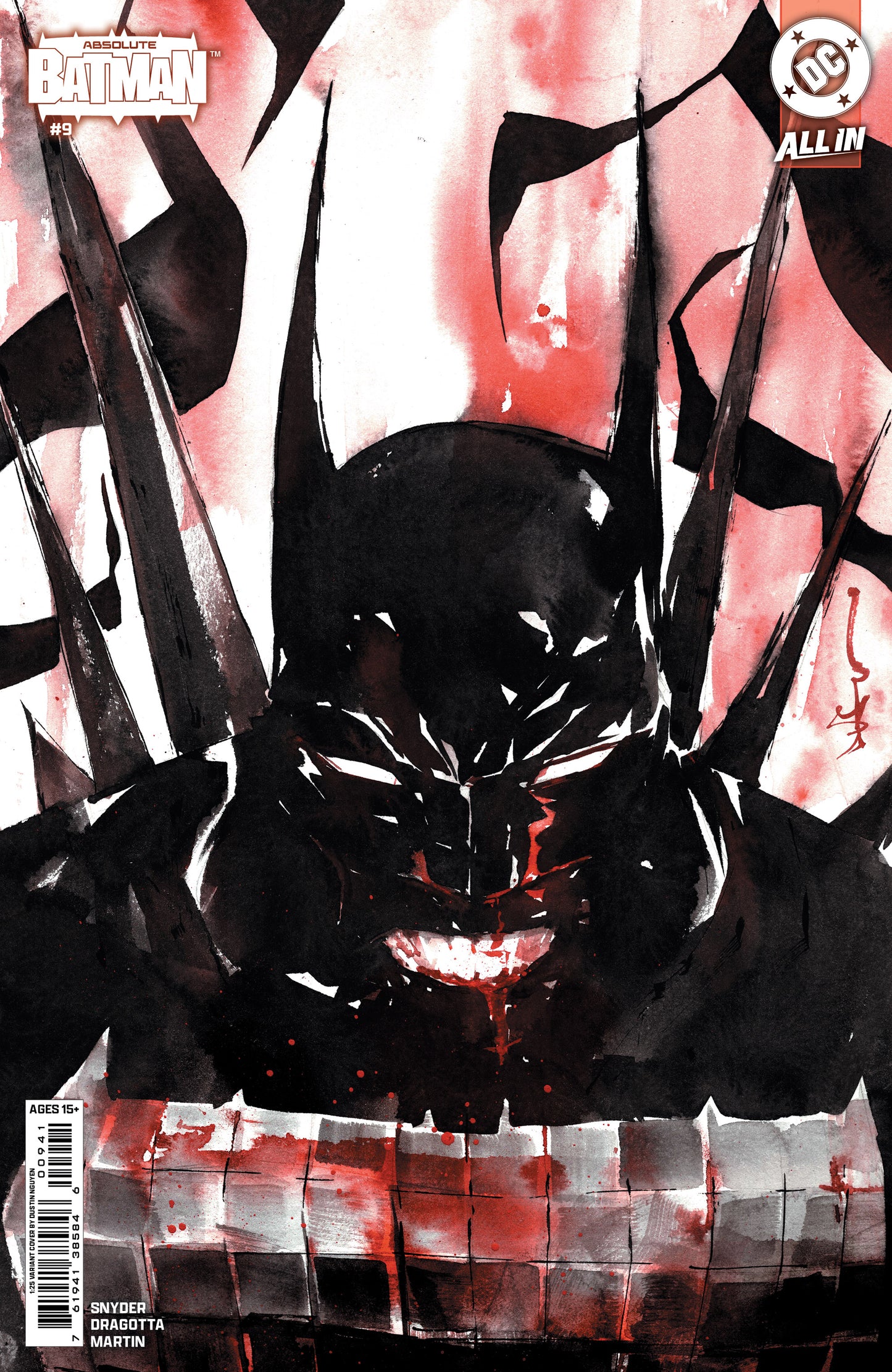 Absolute Batman #9 Cvr D Inc 1:25 Dustin Nguyen Card Stock Variant