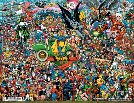 NEW HISTORY OF THE DC UNIVERSE #1 (OF 4) CVR D SCOTT KOBLISH LEGACY WRAPAROUND CARD STOCK VAR