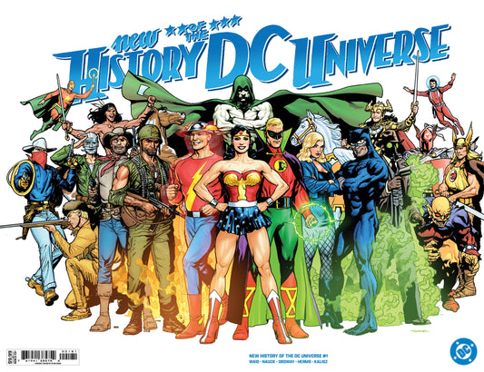 New History Of The Dc Universe #1 (Of 4) Cover E Ryan Sook Wraparound Foil Variant