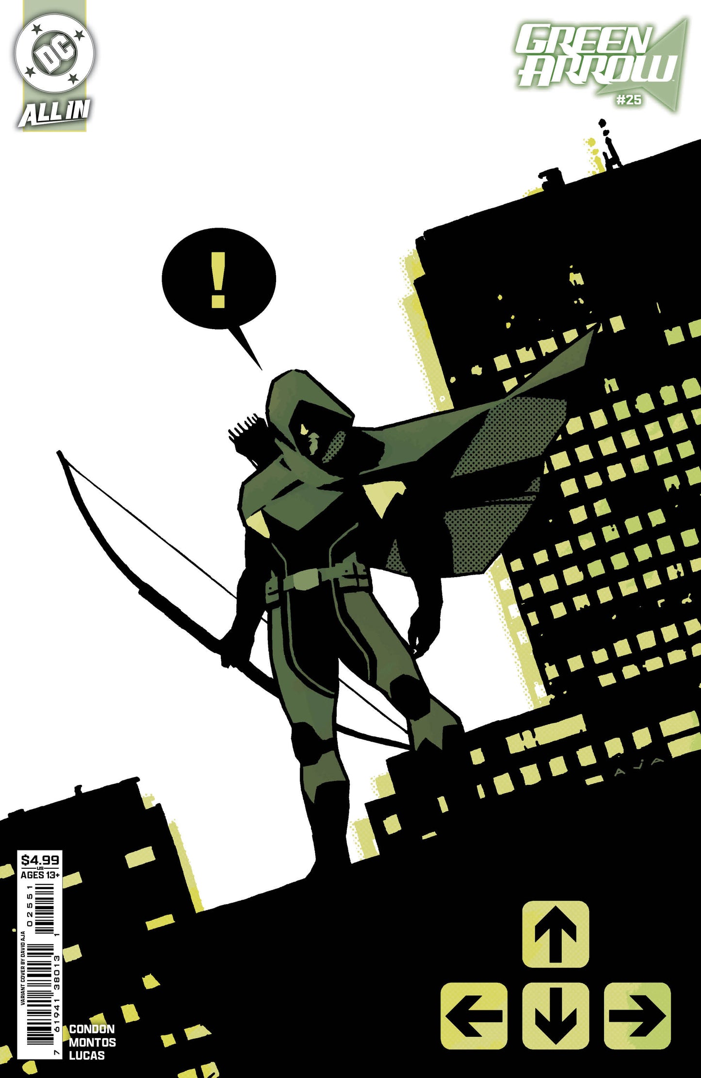 Green Arrow #25 Cover B David Aja Card Stock Variant