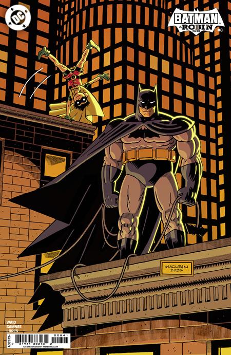 Batman & Robin Year One #8 (Of 12) Cover D Inc 1:25 Andrew Maclean Card Stock Variant