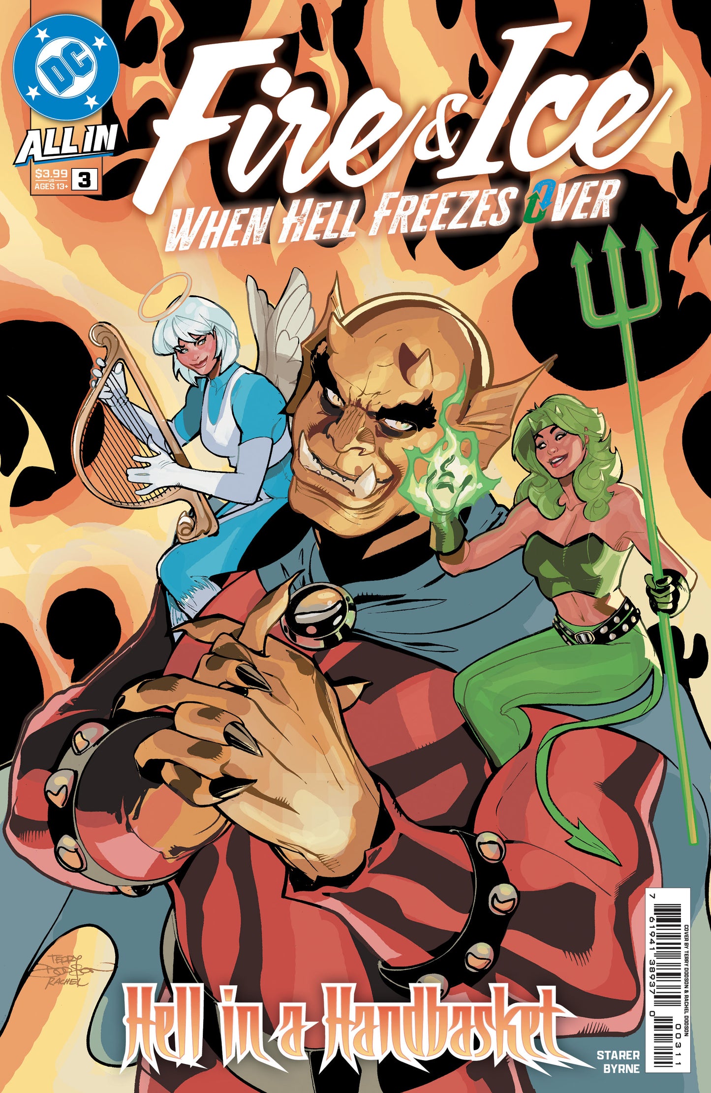 Fire & Ice When Hell Freezes Over #3 (Of 6) Cvr A Terry Dodson & Rachel Dodson