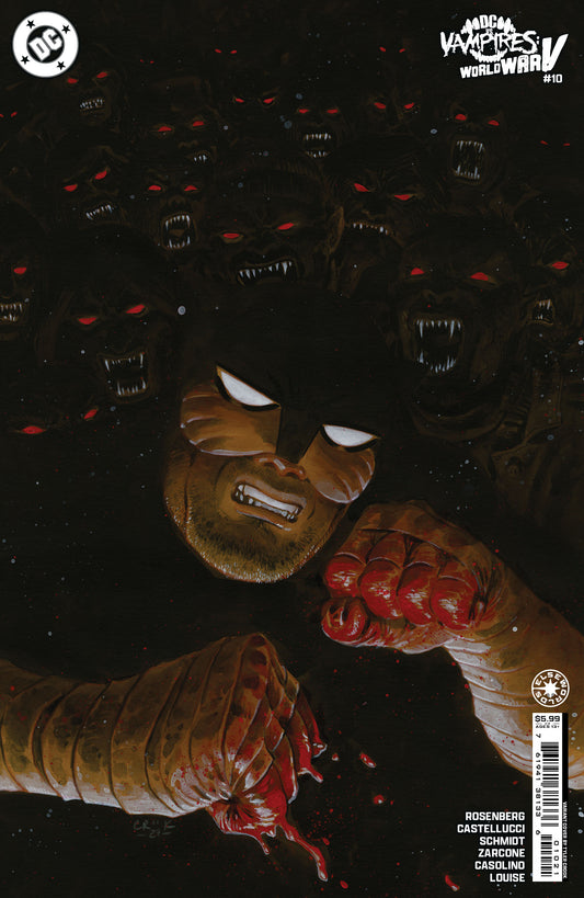 Dc Vs Vampires World War V #10 (Of 12) Cvr C Tyler Crook Card Stock Variant