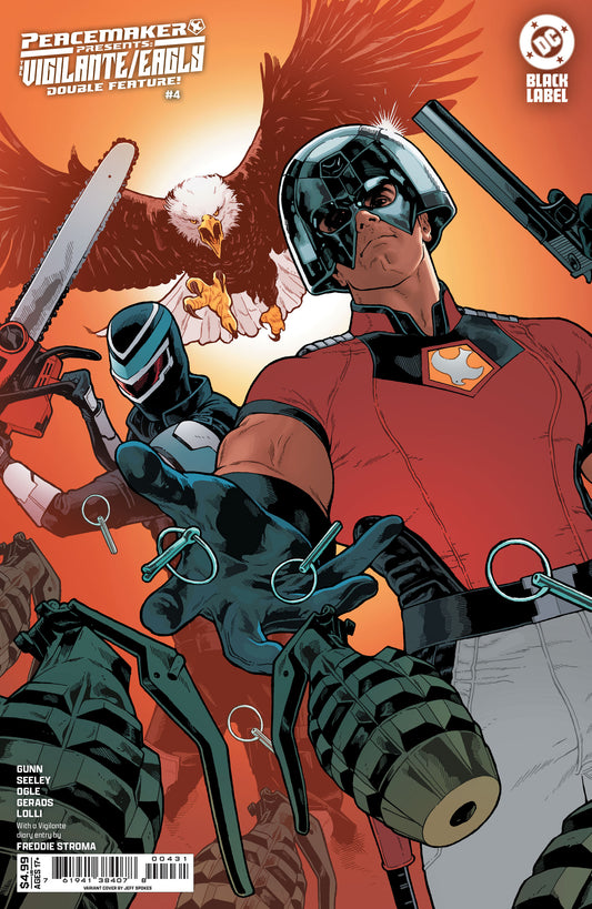 Peacemaker Presents The Vigilante Eagly Double Feature #4 (Of 5) Cover B Jeff Spokes Card Stock Variant (MR)