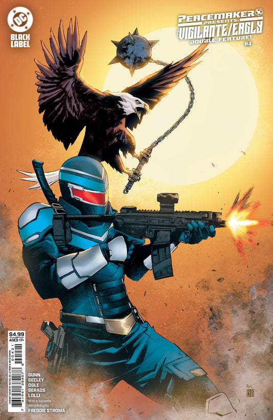 Peacemaker Presents The Vigilante Eagly Double Feature #4 (Of 5) Cover C Rafael De Latorre Card Stock Variant (MR)