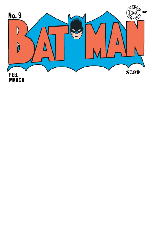 Batman #9 Facsimile Edition Cvr C Blank Card Stock Variant