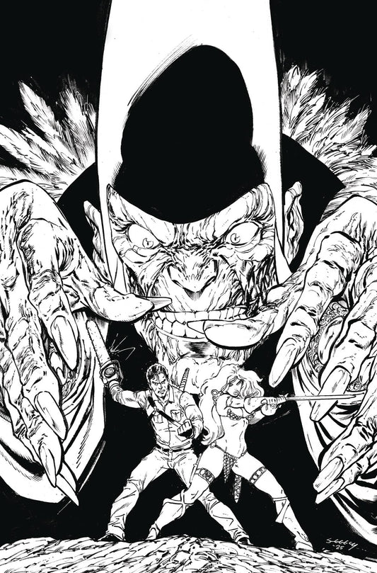RED SONJA VS THE ARMY OF DARKNESS #3 CVR I INC 1:15 TIM SEELEY LINE ART VIRGIN VAR