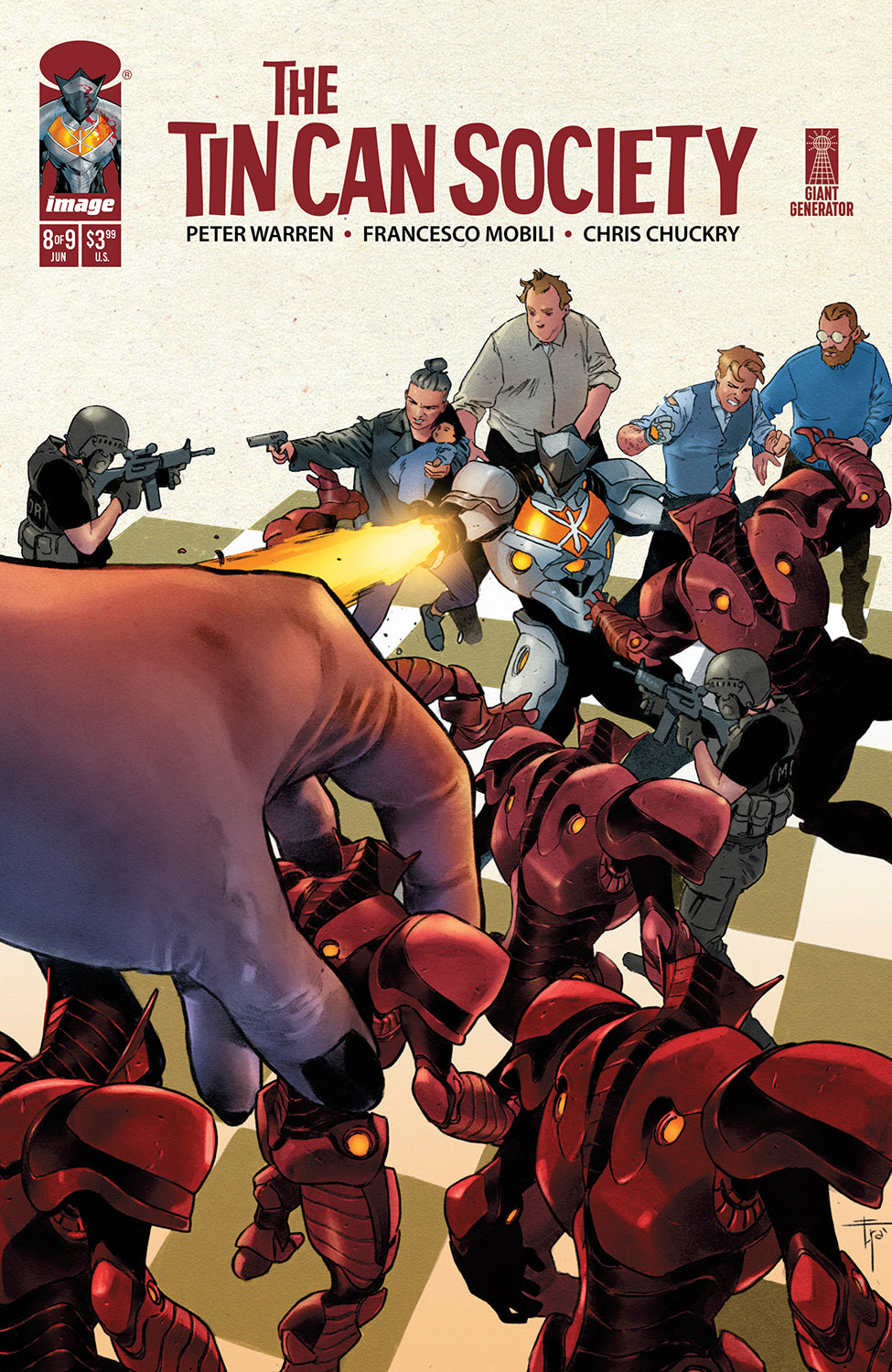 Tin Can Society #8 (Of 9) Cover A Francesco Mobili & Chris Chuckry