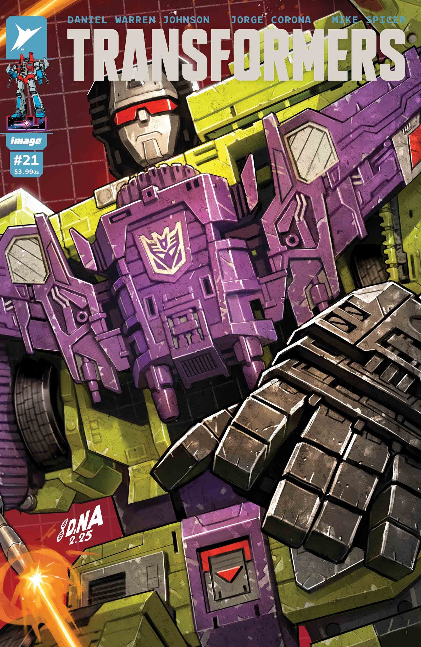 Transformers #21 Cvr C Inc 1:10 David Nakayama Variant
