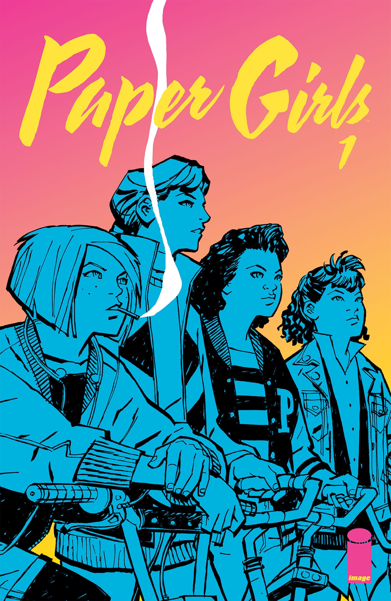 PAPER GIRLS #1 FACSIMILE EDITION CVR B CLIFF CHIANG FOIL VAR