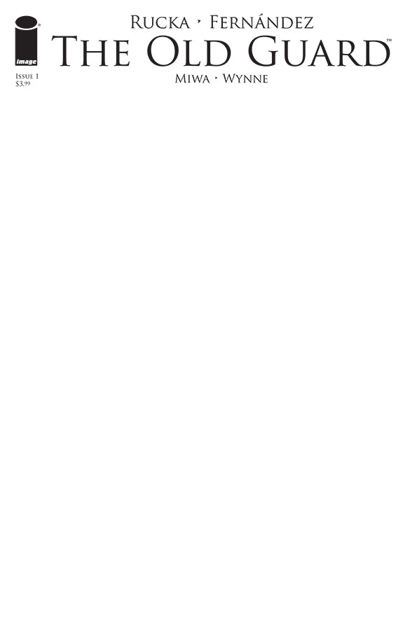 OLD GUARD #1 FACSIMILE EDITION CVR C BLANK SKETCH VAR (MR)