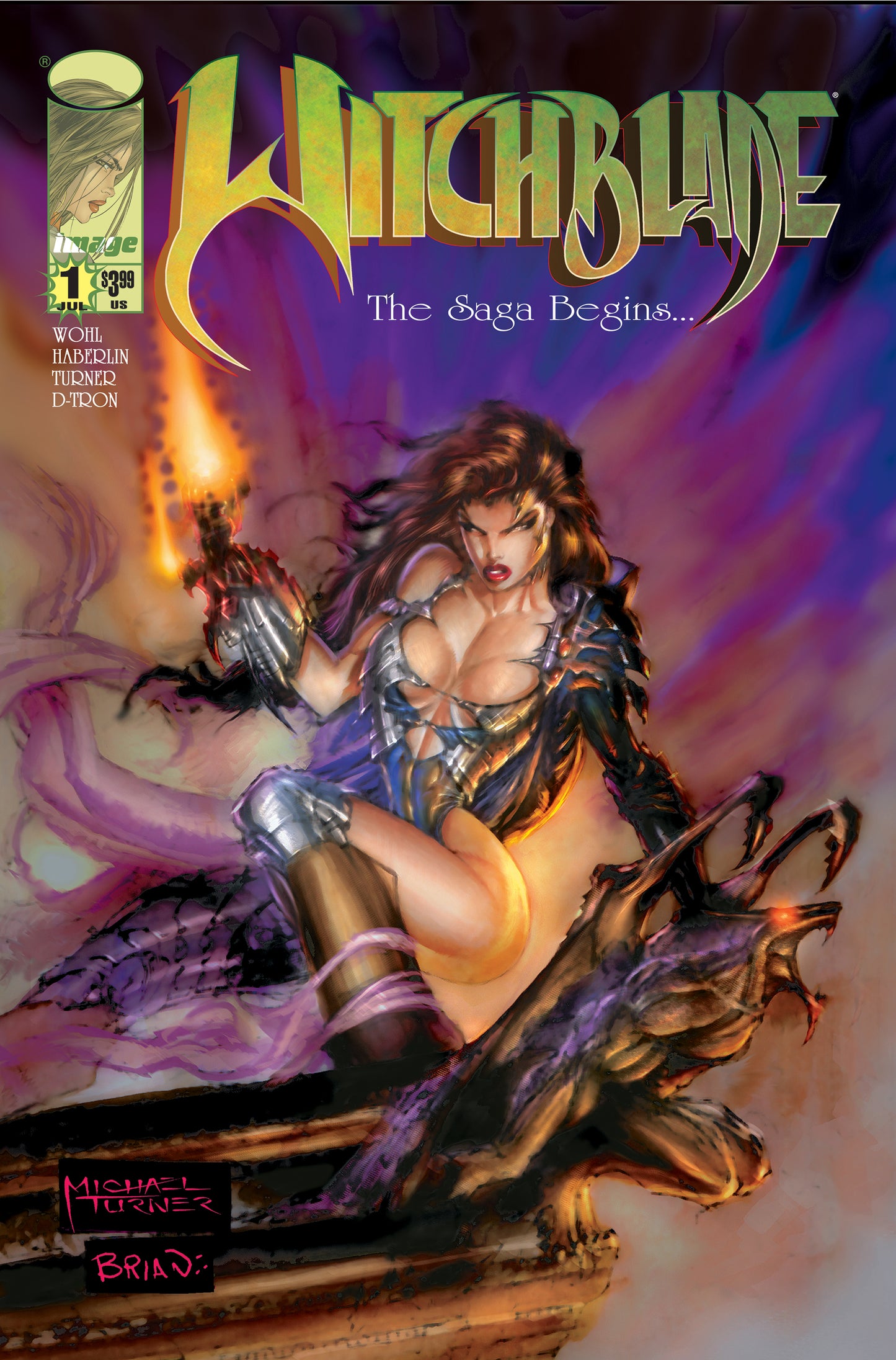 WITCHBLADE #1 FACSIMILE EDITION CVR A MICHAEL TURNER (MR)