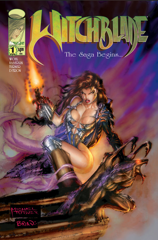 WITCHBLADE #1 FACSIMILE EDITION CVR B MICHAEL TURNER FOIL VAR (MR)