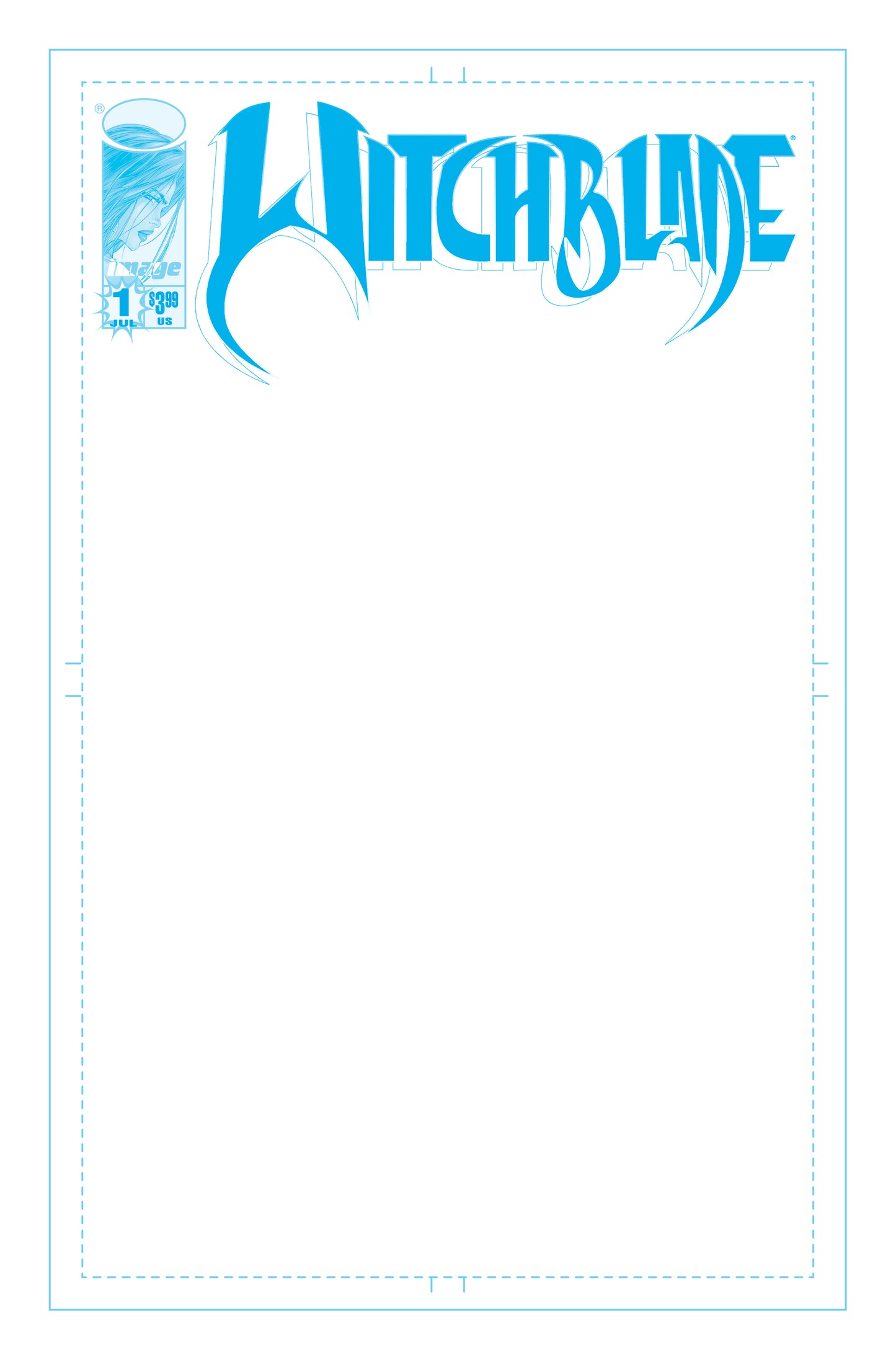 WITCHBLADE #1 FACSIMILE EDITION CVR C BLANK SKETCH VAR (MR)