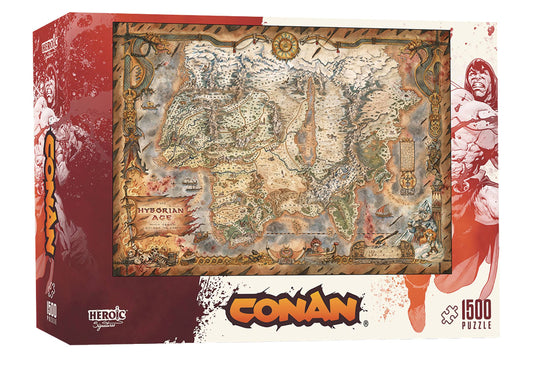 Conan Hyborian Age Map Puzzle