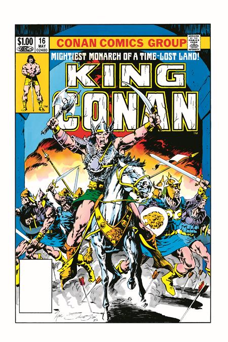King Conan The Original Comics Omnibus HC, Vol 1 Direct Market Exclusive Marc Silvestri Cover (MR)