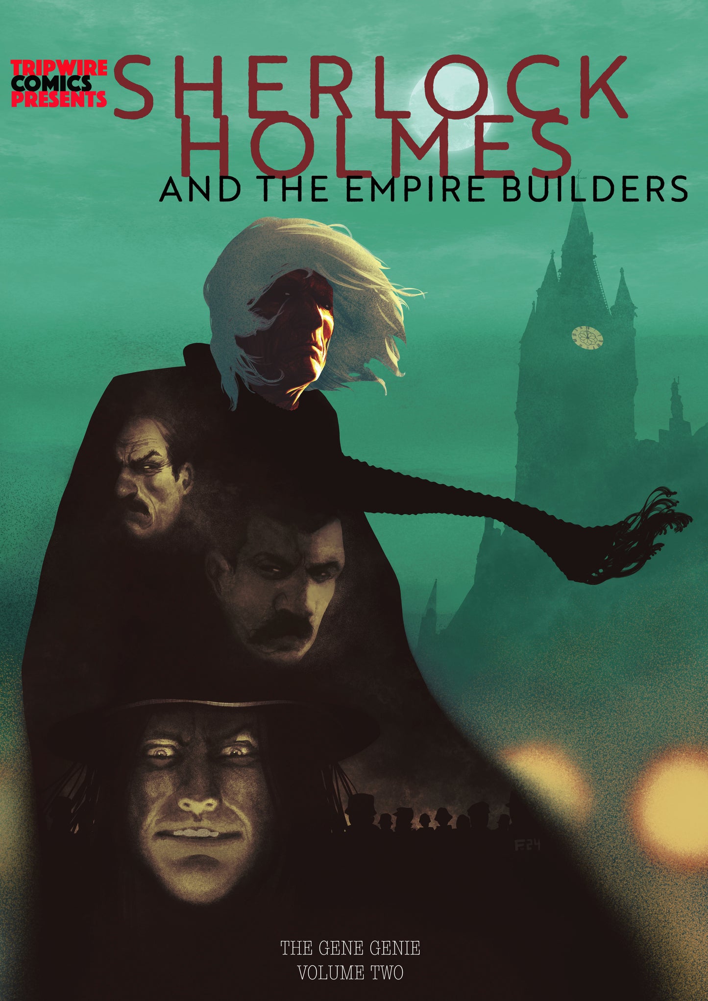 SHERLOCK HOLMES AND THE EMPIRE BUILDERS HC VOL 02 THE GENE GENIE FRAZER IRVING VAR