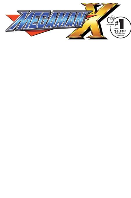 MEGA MAN X TIMELINES #1 (ONE SHOT) CVR D BLANK SKETCH VAR