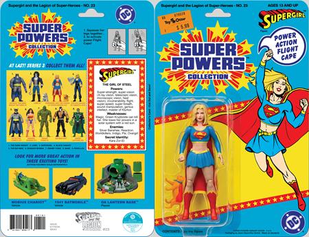 SUPERGIRL AND THE LEGION OF SUPER HEROES #23 FACSIMILE EDITION CVR B JASON GEYER & ALEX SAVIUK SUPERGIRL SUPER POWERS CARD STOCK VAR