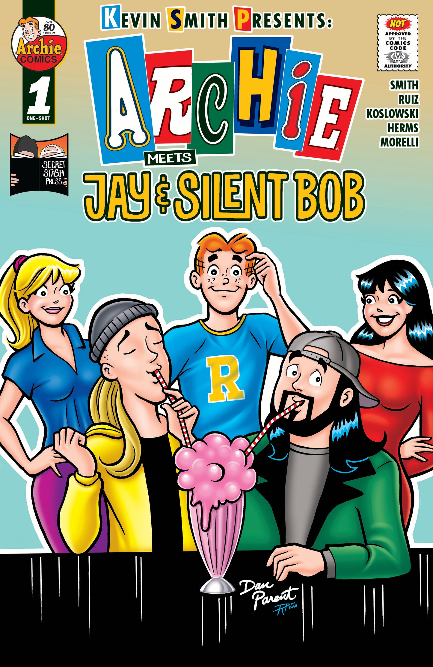 ARCHIE MEETS JAY AND SILENT BOB #1 (ONE SHOT) CVR E DAN PARENT VAR (MR)