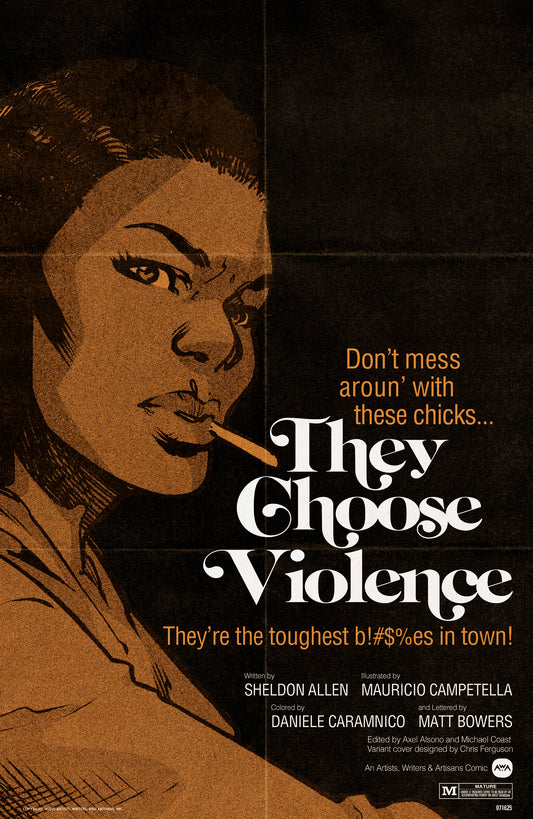 THEY CHOOSE VIOLENCE #2 (OF 5) CVR B RAZZAH BLAXPLOITATION FILM HOMAGE VAR (MR)