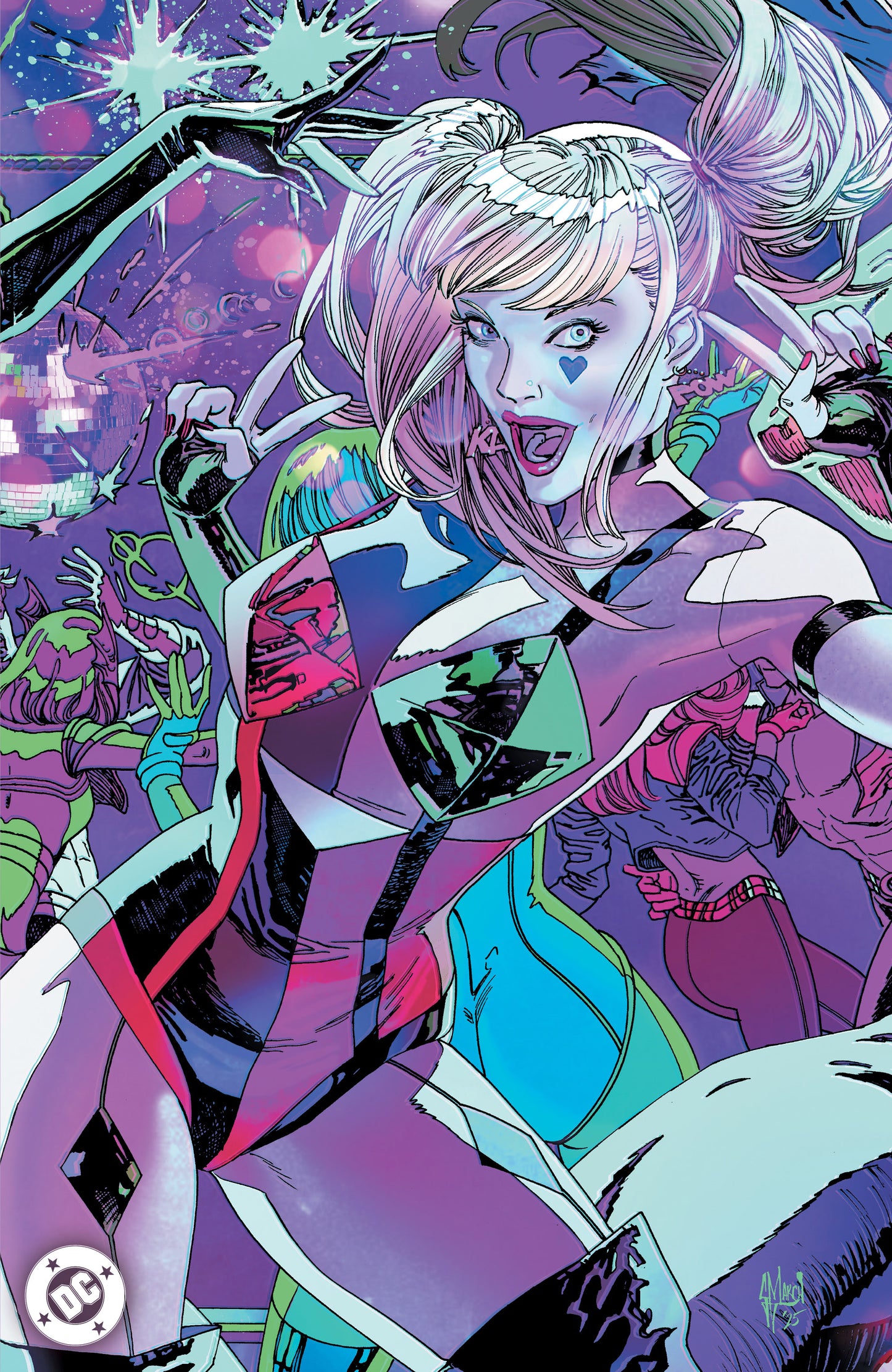 GOTHAM CITY SIRENS UNFIT FOR ORBIT #2 (OF 5) CVR D GUILLEM MARCH CONNECTING KALANORIAN FOIL VAR