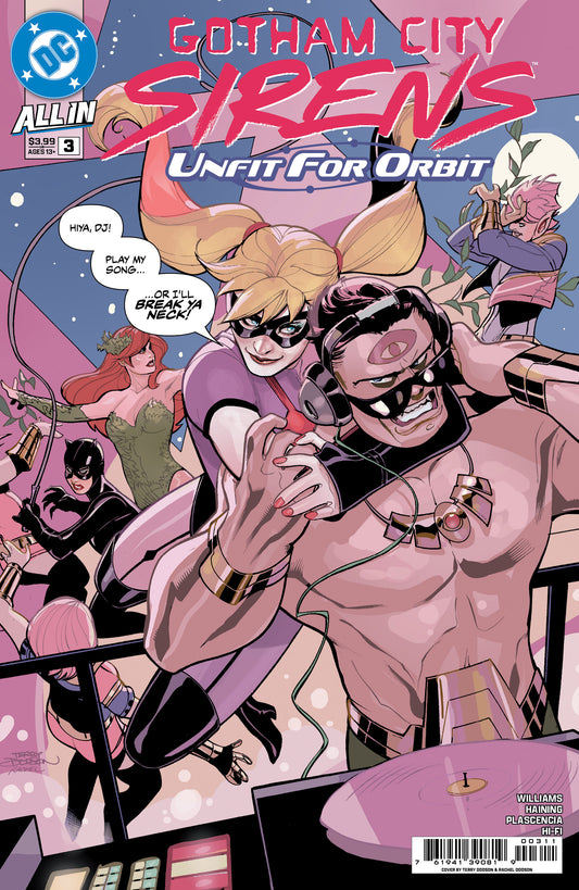 GOTHAM CITY SIRENS UNFIT FOR ORBIT #3 (OF 5) CVR A TERRY DODSON & RACHEL DODSON