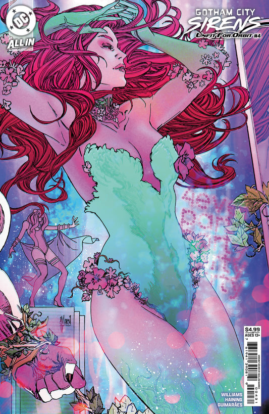 GOTHAM CITY SIRENS UNFIT FOR ORBIT #4 (OF 5) CVR C GUILLEM MARCH CONNECTING CARD STOCK VAR
