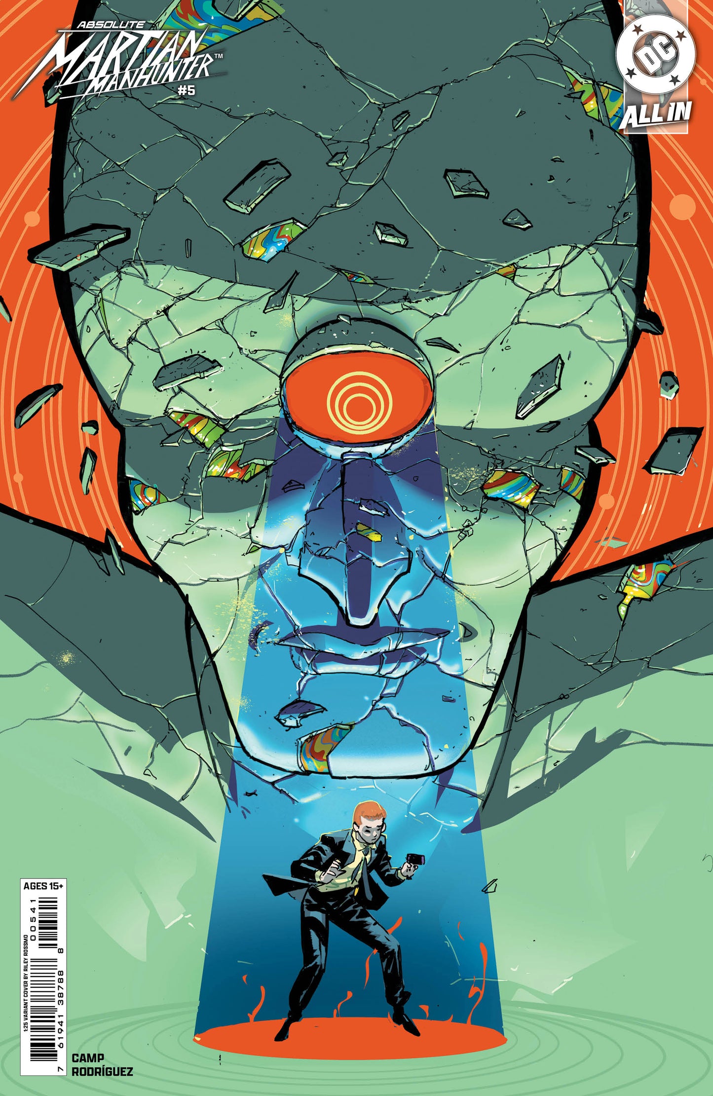 ABSOLUTE MARTIAN MANHUNTER #5 (OF 12) CVR D INC 1:25 RILEY ROSSMO CARD STOCK VAR