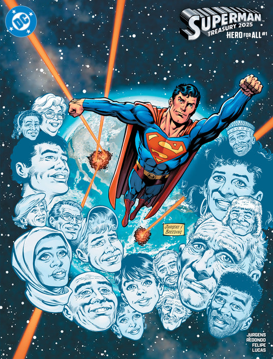 SUPERMAN TREASURY 2025 HERO FOR ALL #1 (ONE SHOT) CVR B DAN JURGENS VAR
