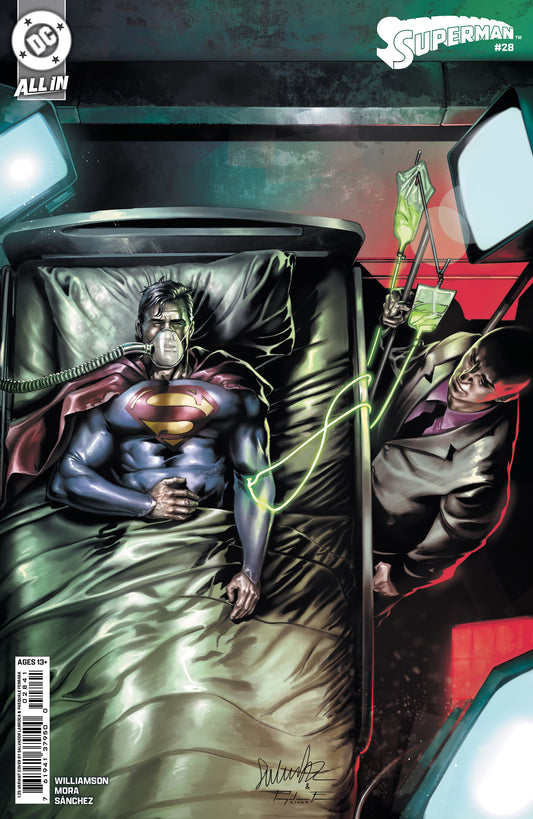 SUPERMAN #28 CVR E INC 1:25 SALVADOR LARROCA CARD STOCK VAR