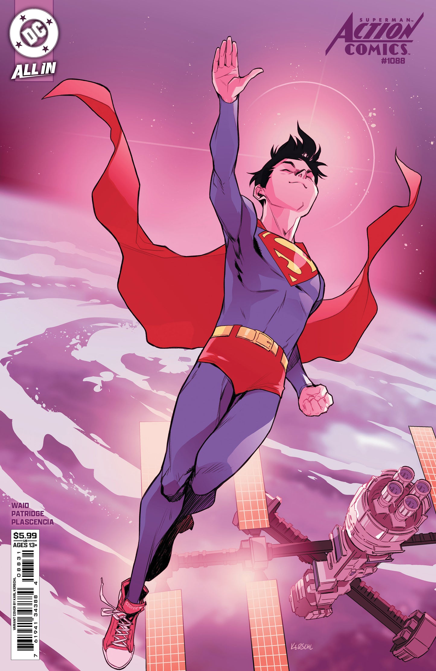 ACTION COMICS #1088 CVR C KARL KERSCHL CARD STOCK VAR