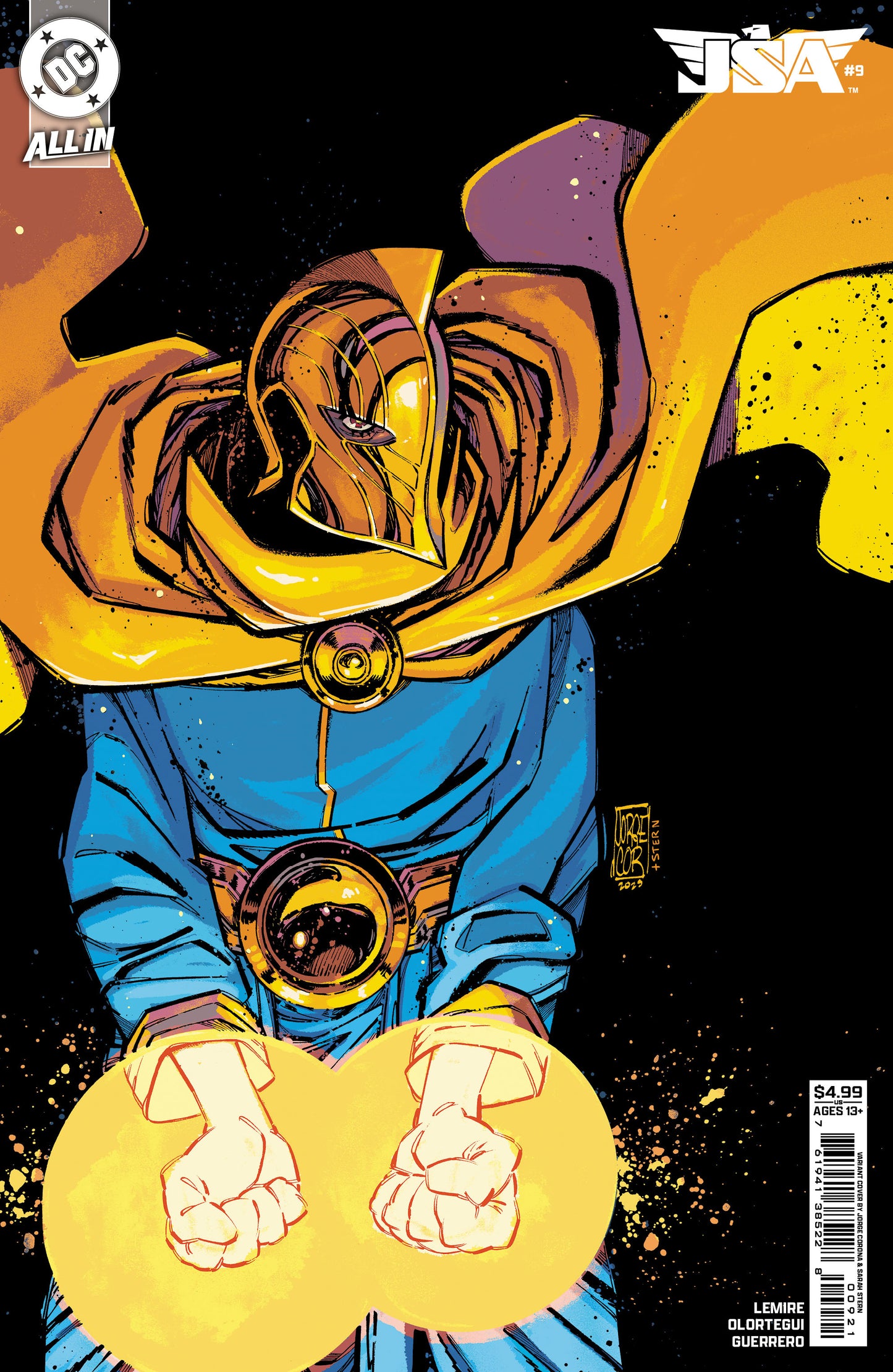 JSA #9 CVR B JORGE CORONA CARD STOCK VAR