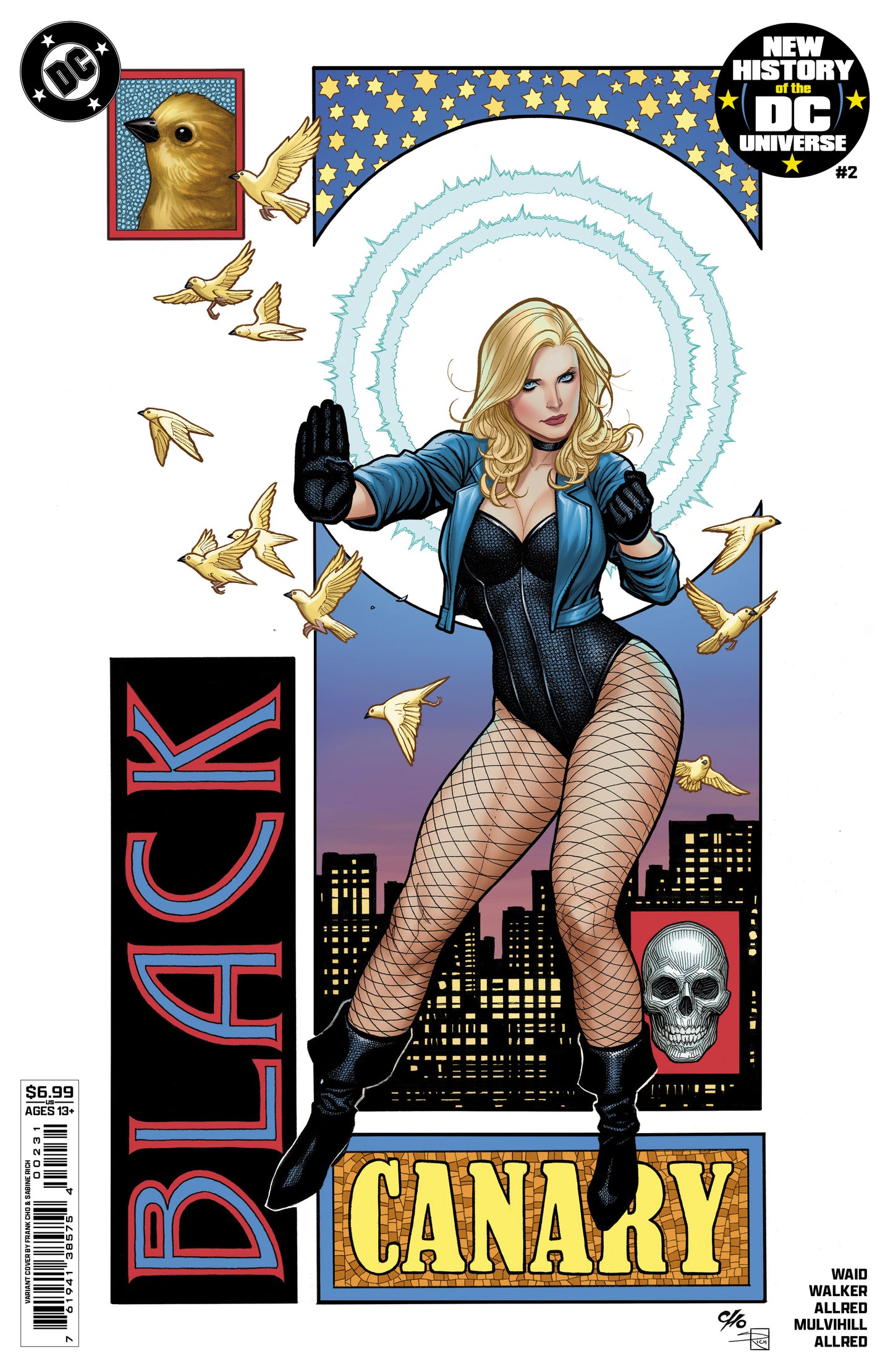 NEW HISTORY OF THE DC UNIVERSE #2 (OF 4) CVR C FRANK CHO CARD STOCK VAR