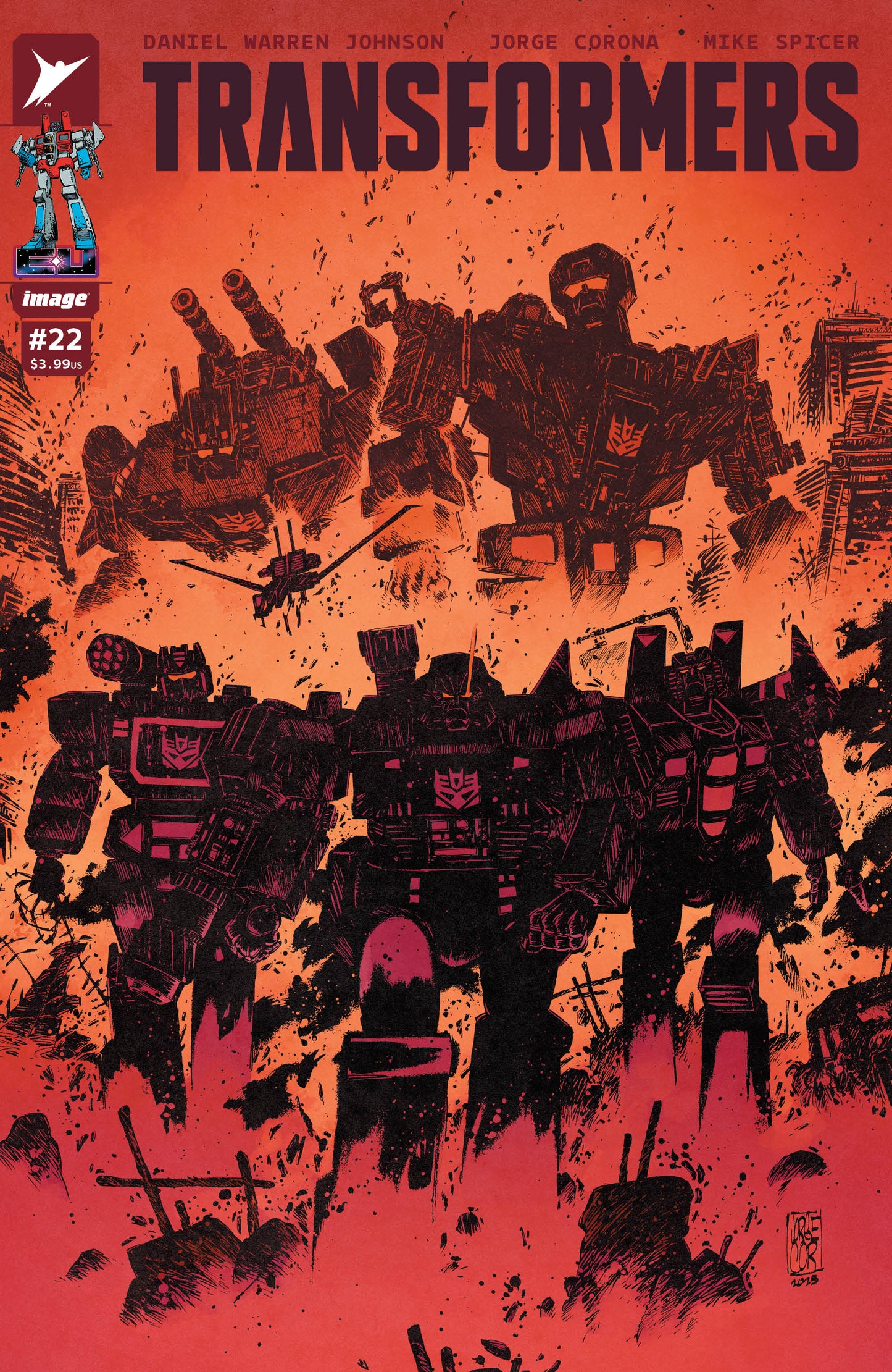 TRANSFORMERS #22 CVR B JORGE CORONA & MIKE SPICER VAR