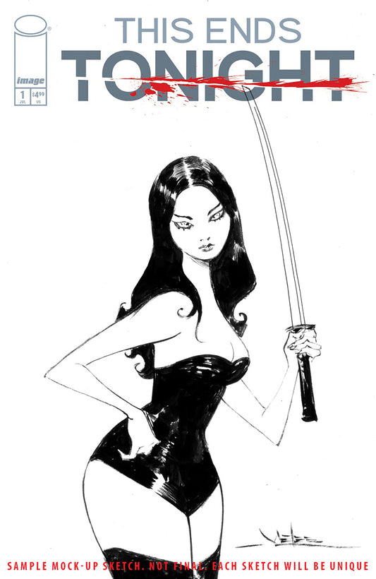 THIS ENDS TONIGHT #1 (OF 3) CVR F INC 1:500 JAE LEE CONVENTION SKETCH VAR