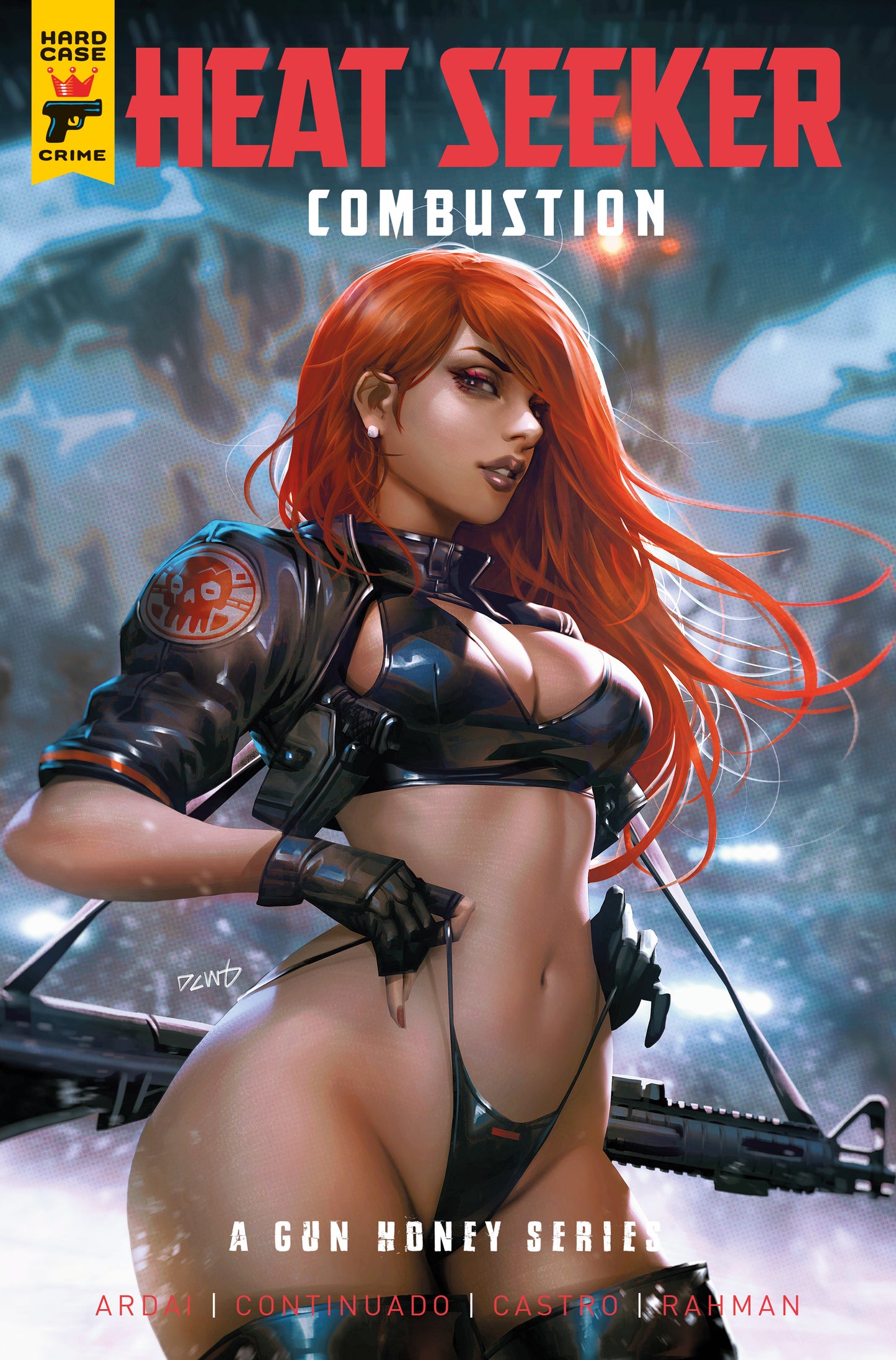 HEAT SEEKER COMBUSTION A GUN HONEY SERIES TP DIRECT MARKET EDITION DERRICK CHEW CVR (MR)