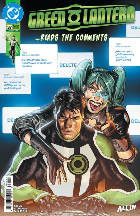 GREEN LANTERN #37 CVR A EDDY BARROWS