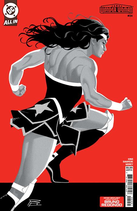 WONDER WOMAN #24 CVR D BRUNO REDONDO ARTIST SPOTLIGHT CARD STOCK VAR