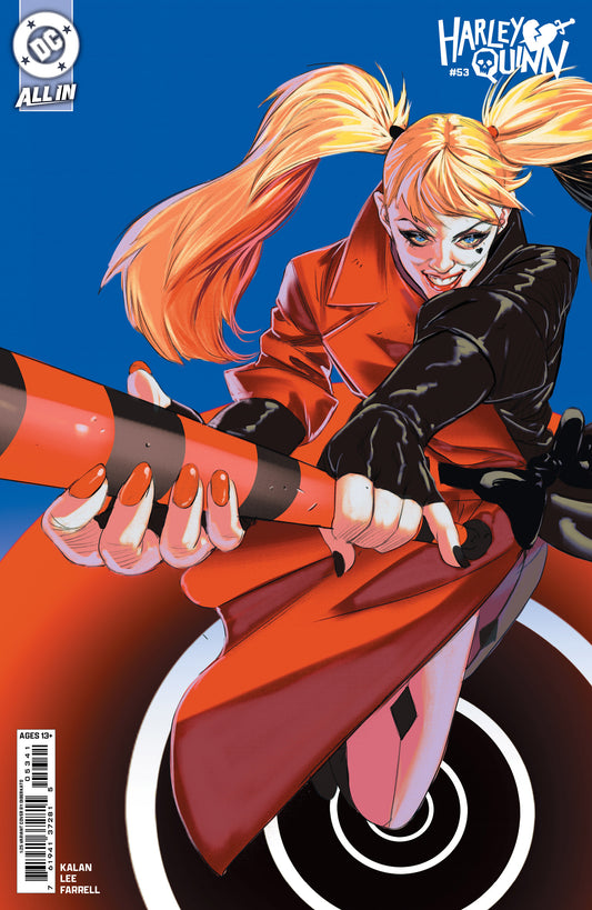 HARLEY QUINN #53 CVR D INC 1:25 DIBERKATO CARD STOCK VAR