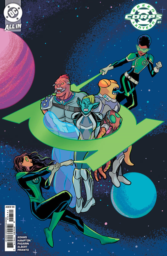GREEN LANTERN CORPS #7 CVR D INC 1:25 NATACHA BUSTOS CARD STOCK VAR (STARBREAKER SUPREMACY)