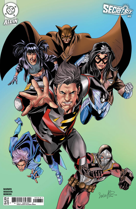 SECRET SIX #6 (OF 6) CVR C SALVADOR LARROCA CARD STOCK VAR