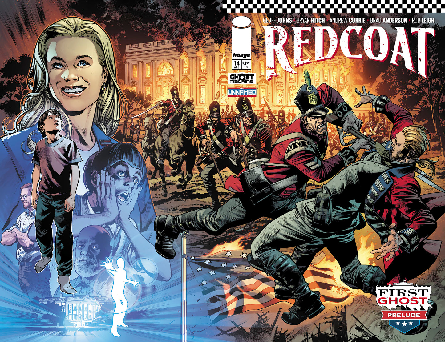 REDCOAT #14 CVR A BRYAN HITCH & BRAD ANDERSON WRAPAROUND