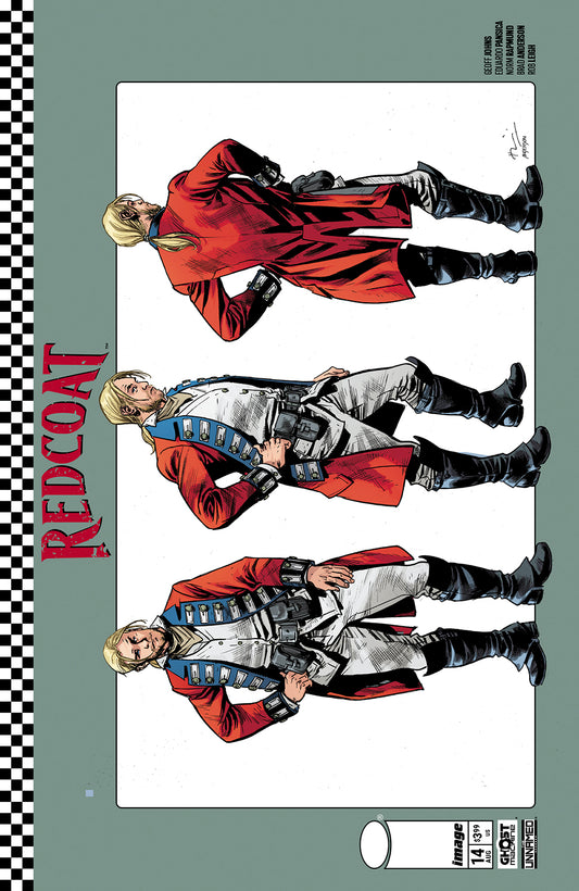 REDCOAT #14 CVR C BRYAN HITCH & BRAD ANDERSON DESIGN VAR